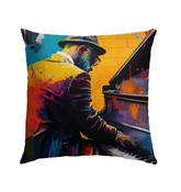 Noodling On The Keyboard Outdoor Pillow - Beyond T-shirts